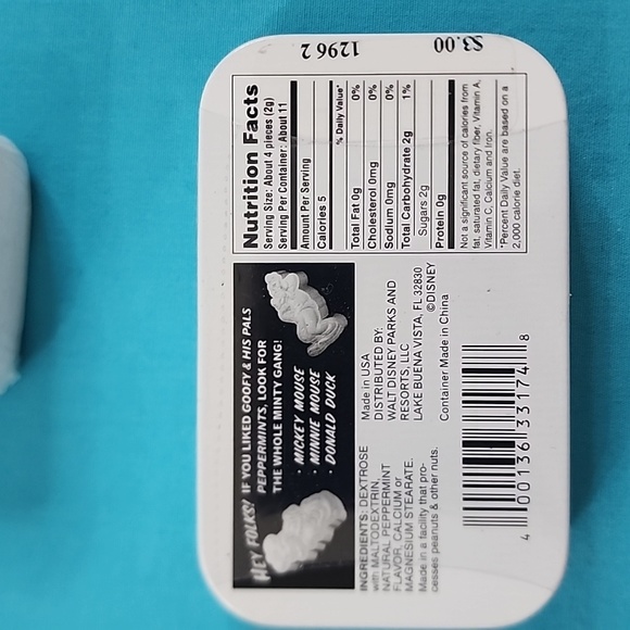 NWT Disneyland Magic Hand Towel and Mints Tin - Picture 5 of 6